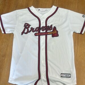 Braves Acuna Jr majestic youth large jersey